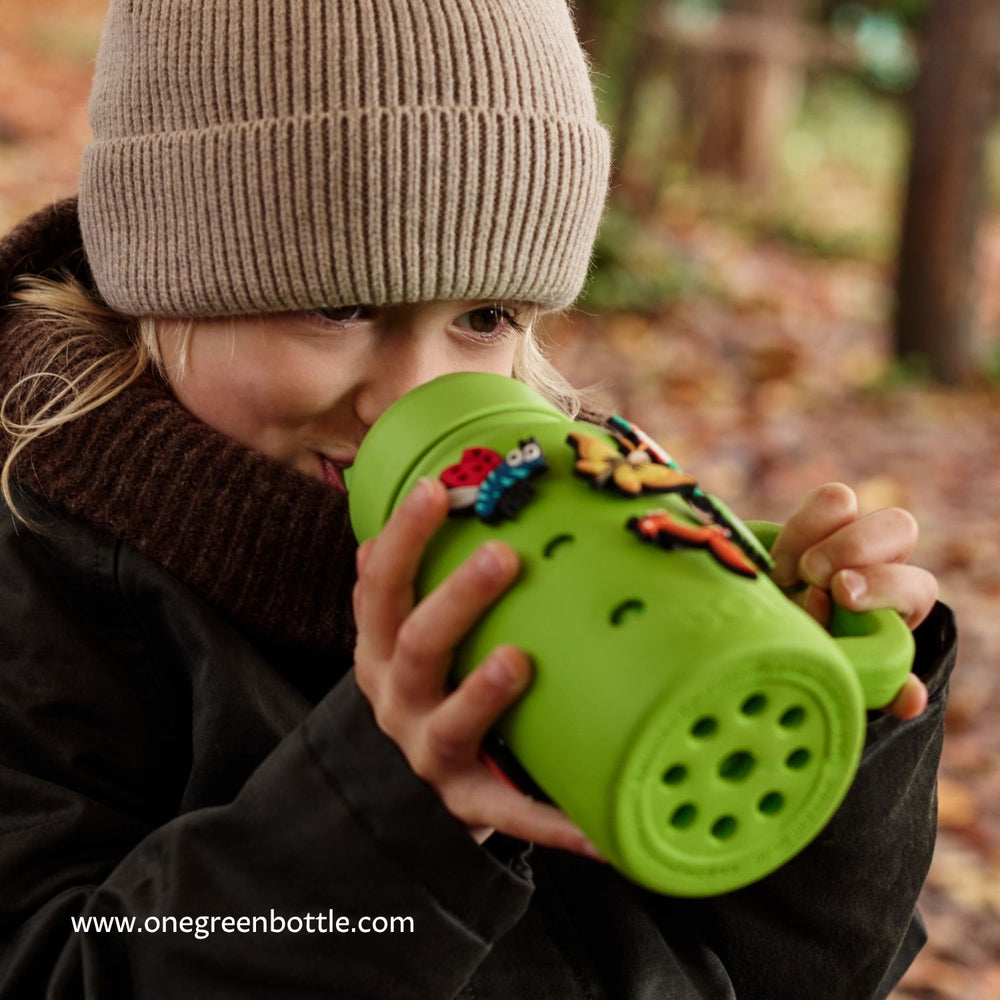 One Green Bottle Gruffalo Kids Charm Stainless Steel Water Bottle 400ml - Plastic Freedom
