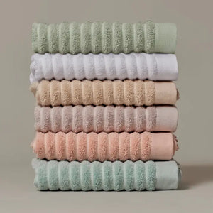 Misona Ribbed 100% GOTS Organic Cotton Face Cloth - x2