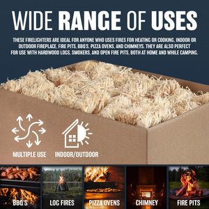 Natural Firelighters - x200 Pack