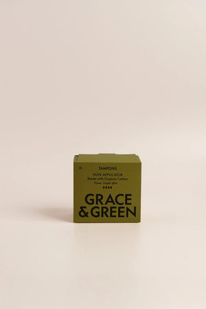 Grace & Green Non-Applicator Organic Tampons