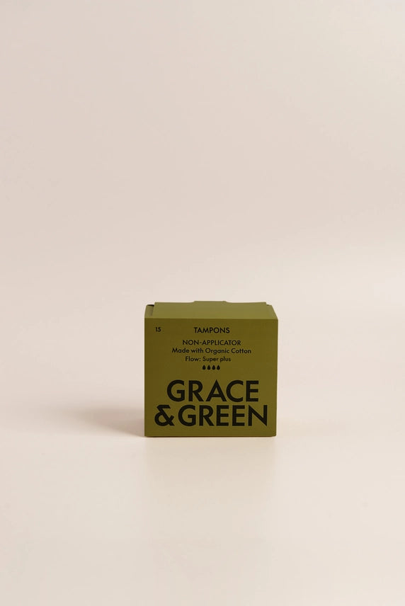 Grace & Green Non-Applicator Organic Tampons
