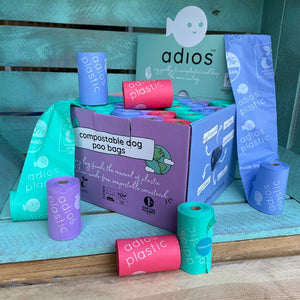 Adios Plastic Compostable Poo Bags - Bulk Buy
