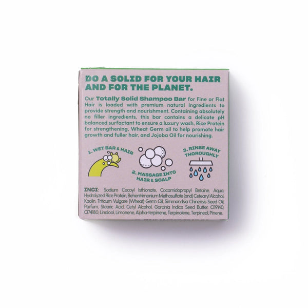 Shower Blocks Solid Shampoo Bar For Fine or Flat Hair