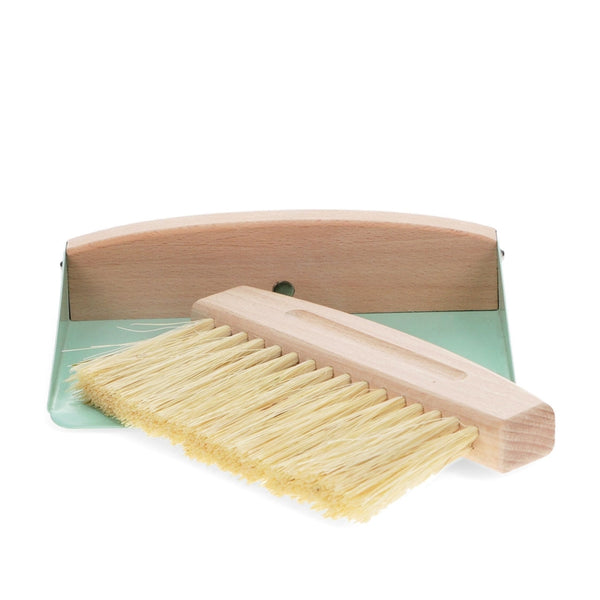 MINI Dust Pan & Brush Set With Magnets - Pistachio