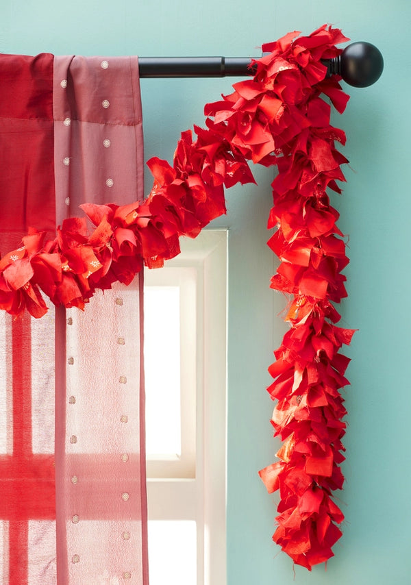 Namaste Recycled Sari Tinsel/Garland 200cm