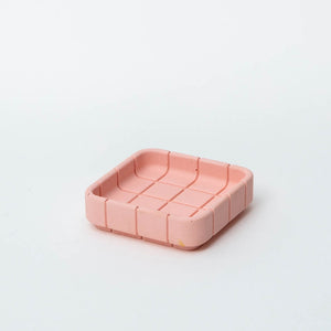 Block Design Handmade Eco Friendly Jesmonite Tile Square Dish