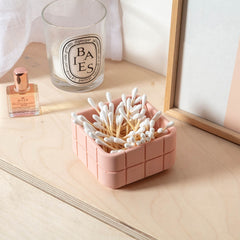 Block Design Handmade Eco Friendly Jesmonite Tile Square Pot