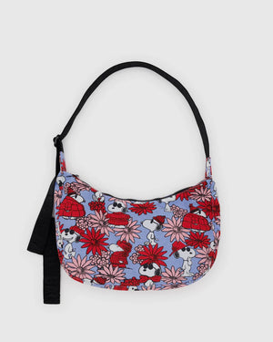 BAGGU x Peanuts Crescent Bag Medium Extended 47" Strap - Recycled