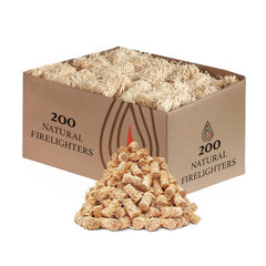 Natural Firelighters - x200 Pack