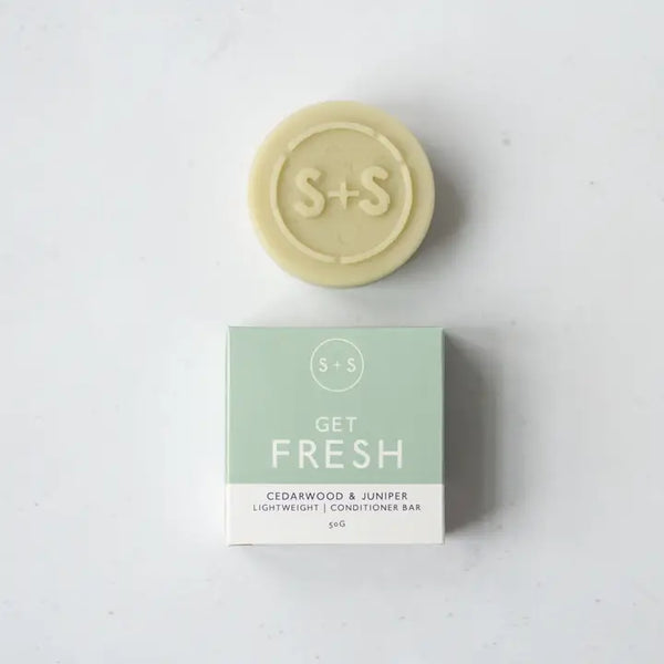 Salt + Steam Get Fresh Conditioner Bar 50g - For fine Hair