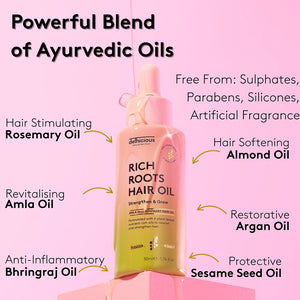 delhicious Rich Roots Hair & Scalp Oil - 50ml