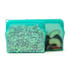 Moonmoon Reusable Silicone Food Bags Medium - x2 Pack