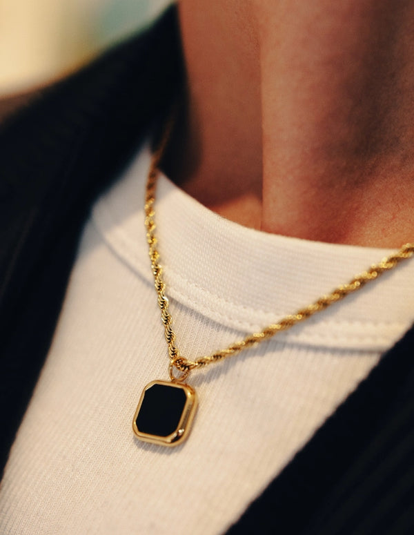 Nordic Muse Gold Rope Chain Waterproof Necklace