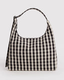 BAGGU Shoulder Bag - Early Access - Black & Cream Gingham