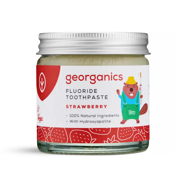 Georganics Kids Fluoride Toothpaste - Strawberry
