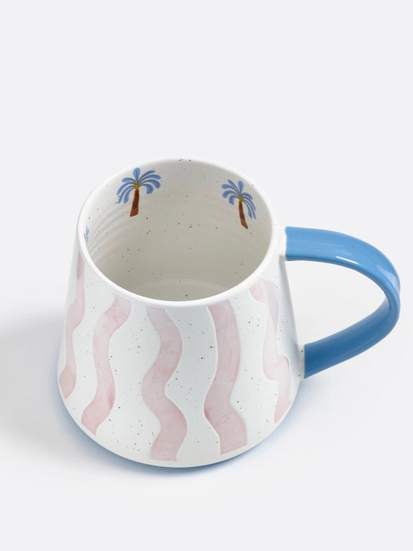 Eleanor Bowmer Pink Wave Mug