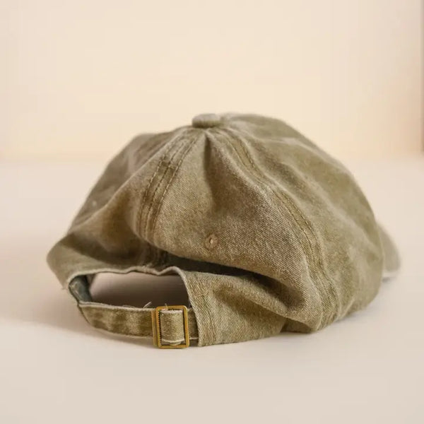 Cai & Jo Tiger Embroidered Cotton Cap