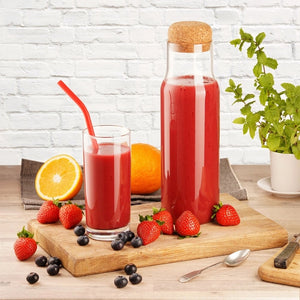 Zero Waste Kitchen Fridge Glass Carafe - x2 Pack