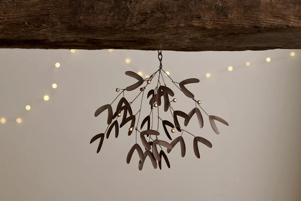 Nkuku Antique Brass Avni Mistletoe