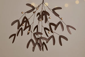 Nkuku Antique Brass Avni Mistletoe
