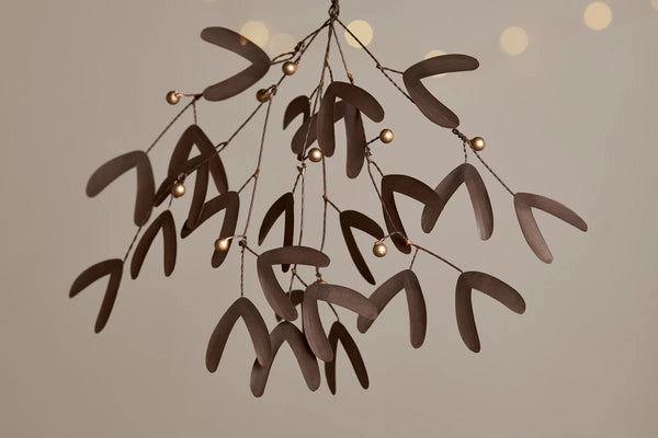 Nkuku Antique Brass Avni Mistletoe