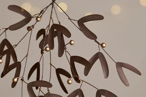 Nkuku Antique Brass Avni Mistletoe