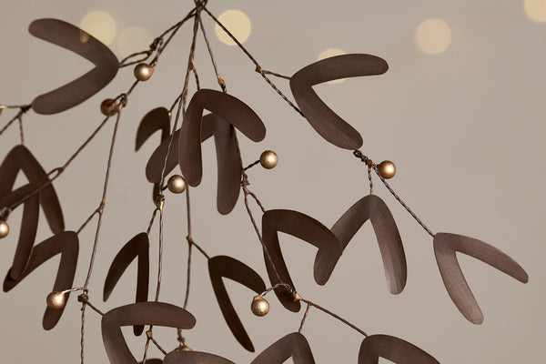 Nkuku Antique Brass Avni Mistletoe