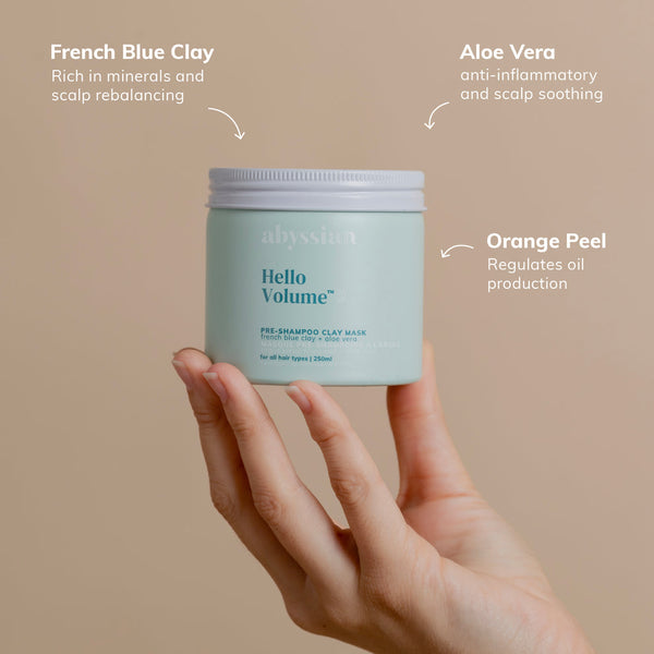 Abyssian Hello Volume Pre-Shampoo Clay Mask