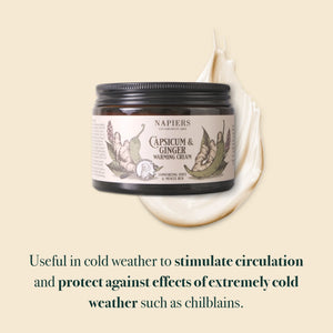 Napiers Capsicum & Ginger Warming Cream - 100ml