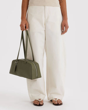 BAGGU Bowler Bag - Recycled Leather