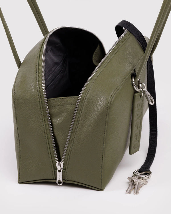 BAGGU Bowler Bag - Recycled Leather