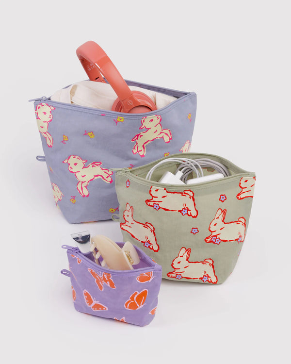 BAGGU Go Pouch Set - Recycled