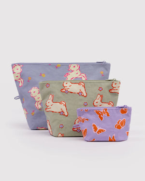 BAGGU Go Pouch Set - Recycled