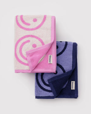 BAGGU Organic Cotton Hand Towel x2 Pack