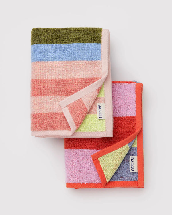BAGGU Organic Cotton Hand Towel x2 Pack