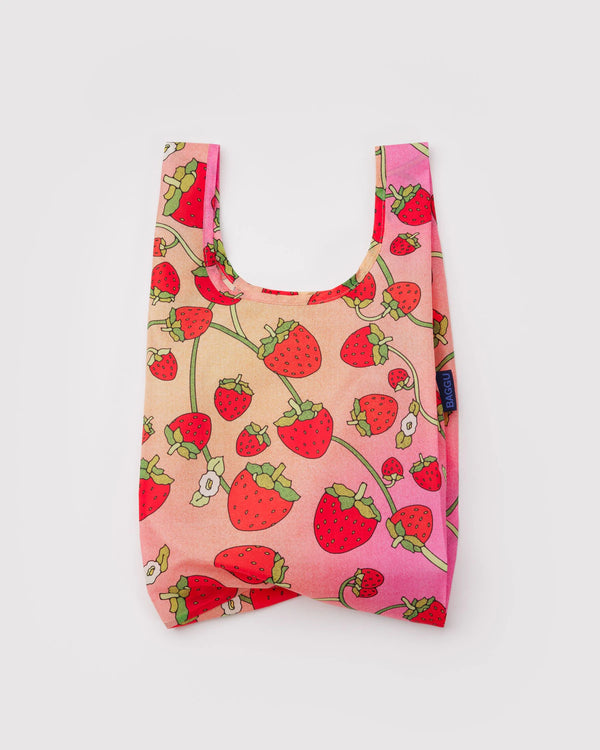 BAGGU MEMBERSHIP - FREE Reusable Packable Recycled Bag - Baby - Strawberry Blossom