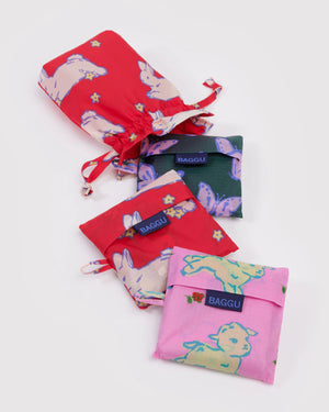 BAGGU Reusable Recycled Bags - x3 Pack