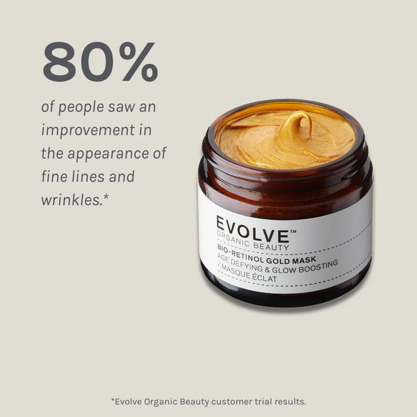 Evolve Beauty Bio-Retinol Gold Mask