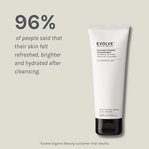 Evolve Beauty Soothing Ceramide Cleansing Milk