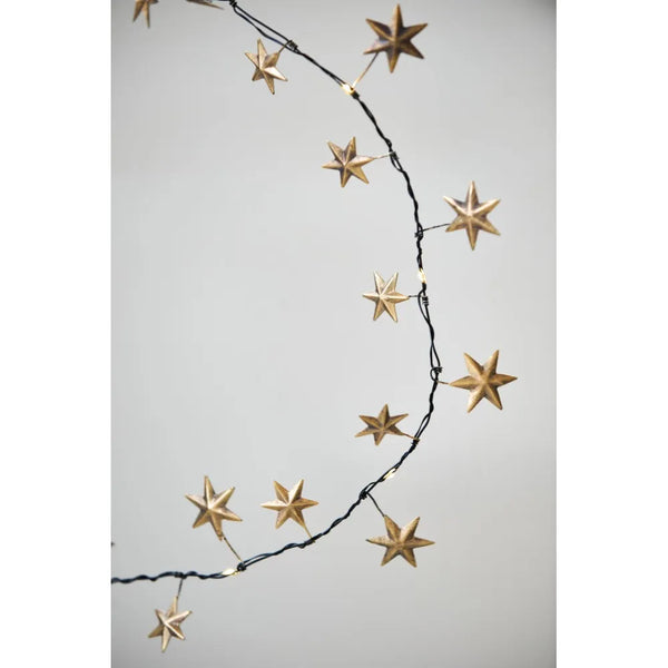 Gold Star Lead Wire Christmas Lights - 1m