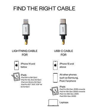 gomi Charging Cable - Built from Recycled Materials
