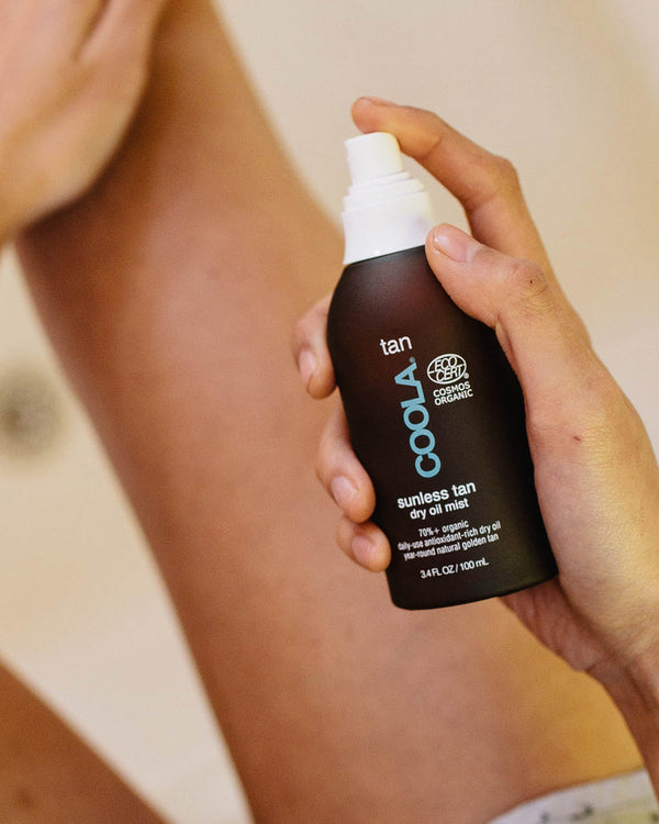 Coola Organic Sunless Tan Dry Oil Mist - Glass Bottle