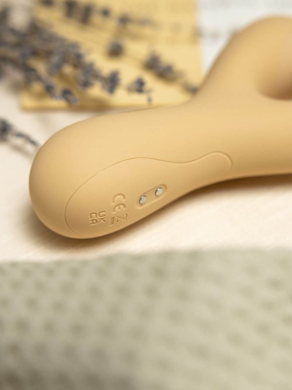 The Natural Love Company Camphor Vibrating Shaft & Clitoral Sucker - Recycled Ocean Plastic