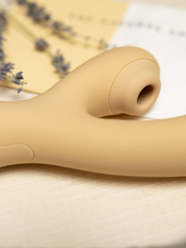 The Natural Love Company Camphor Vibrating Shaft & Clitoral Sucker - Recycled Ocean Plastic