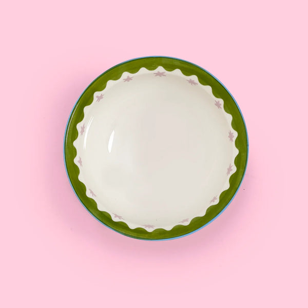 Eleanor Bowmer Pink Stars Cereal Bowl