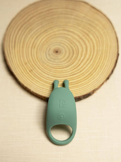 The Natural Love Company Cliantro Rabbit Cock Ring - Recycled Ocean Plastic