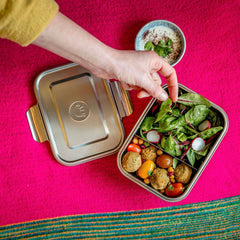 Elephant Box Clip & Seal Leakproof Stainless Steel Lunchbox - Medium