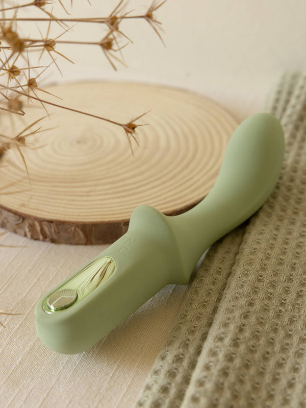 The Natural Love Company Damson G-Spot Vibrating Dildo