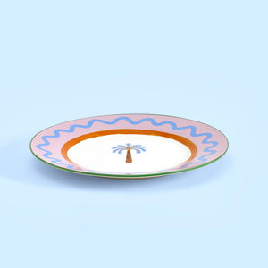 Eleanor Bowmer Palm Tree Dinner Plate