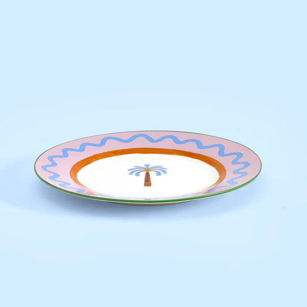 Eleanor Bowmer Palm Tree Dinner Plate